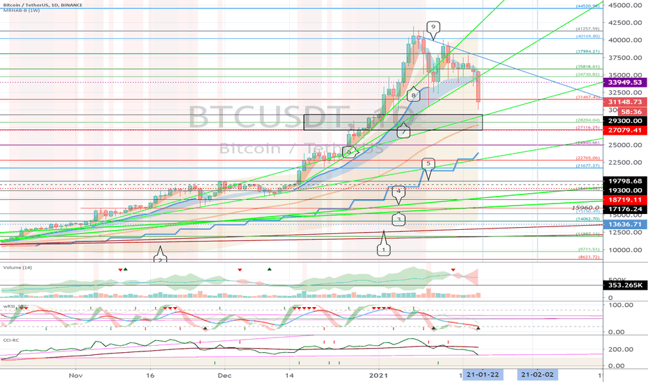 Bitcoin (BTC) - January 22 (volatility period until January 24)