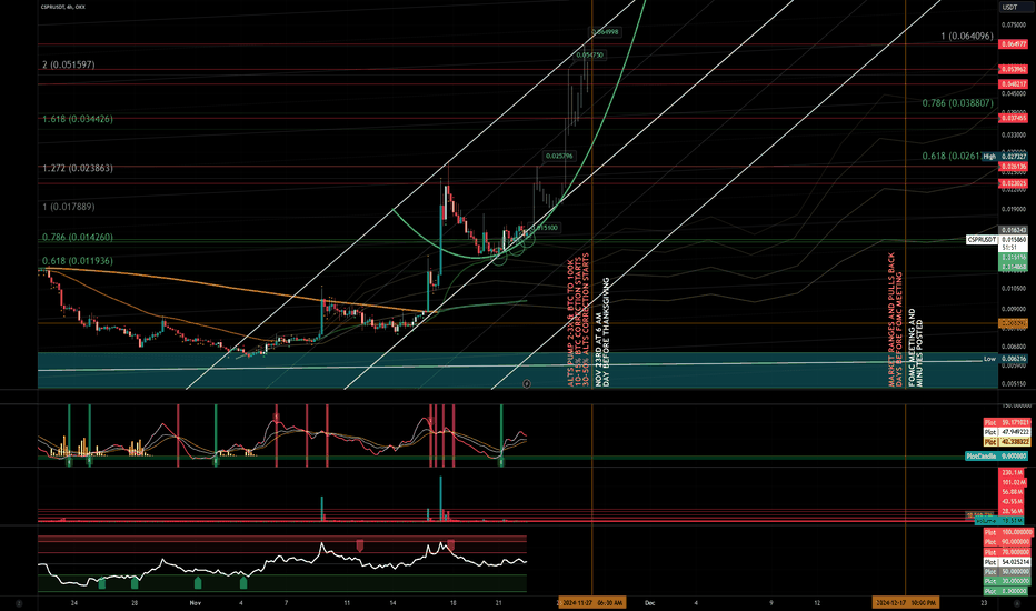 CSPRUSDT | Buy Now, Thank Later | Near Term (4HR)