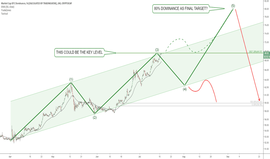 BITCOIN Dominance at Key resistance