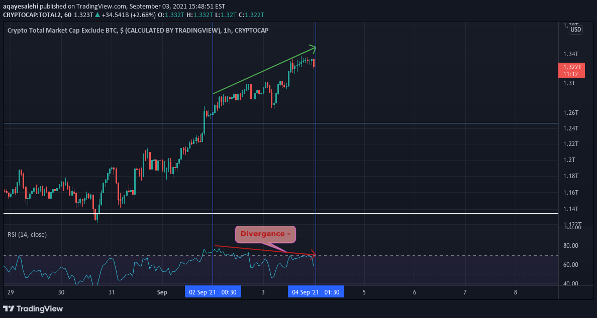 CRYPTOCAP:TOTAL2 Idea Chart Image by aqayesalehi