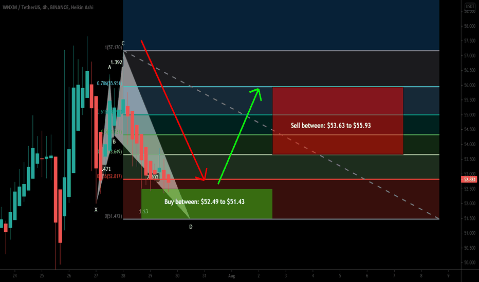 Wrapped NXM (WNXM) formed Shark | A good long opportunity