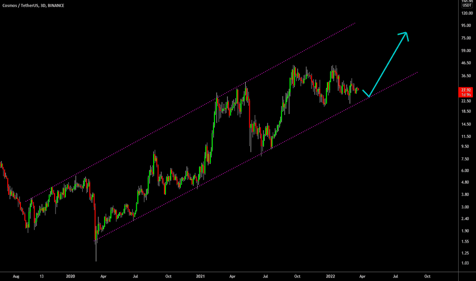 🔥 ATOM Long-Term Bullish Channel Analysis