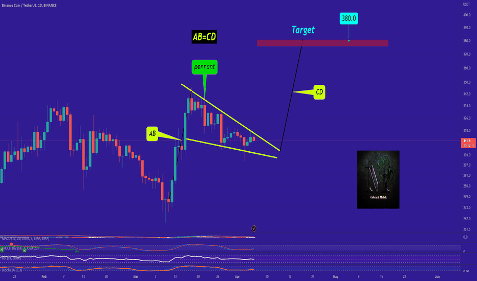 BNB is going to do a bullish movement pretty soon