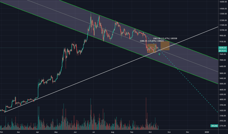 BTCUSD. Slow flat until November in 8200-9000 range