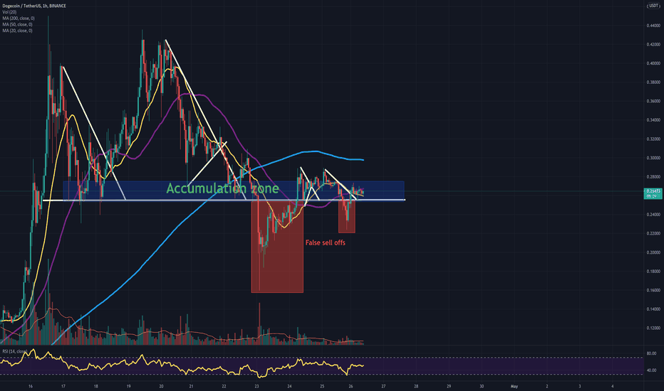 DOGE back into the accumulation zone