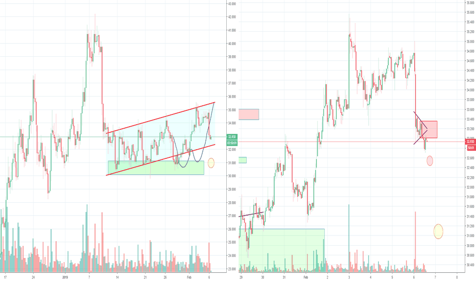Litecoin LTC Bear flag and H&S, Part 4
