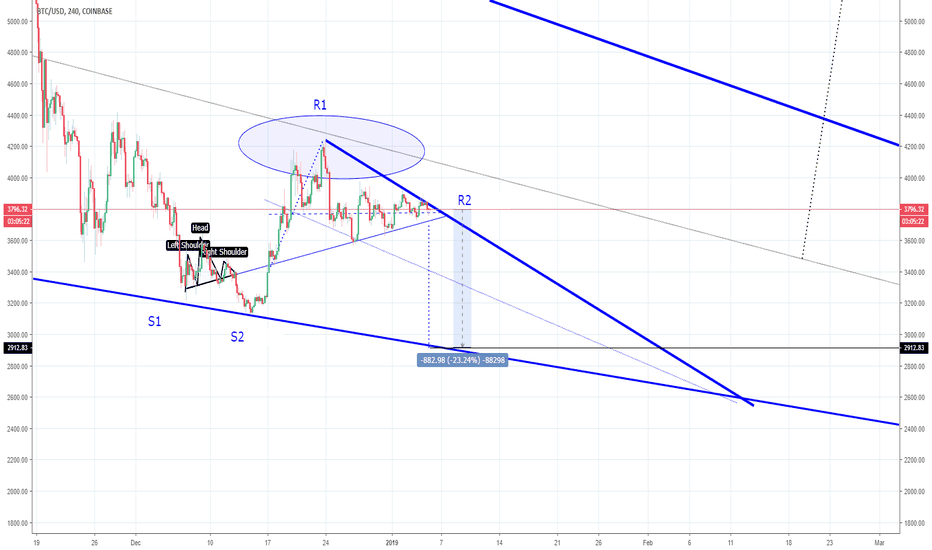 BTCUSD Micro and Macro Falling Wedge