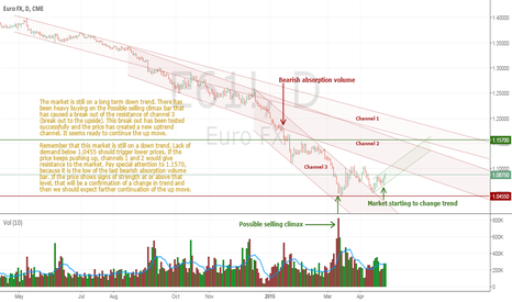 Reacting to a Selling Climax - EURUSD long term projection