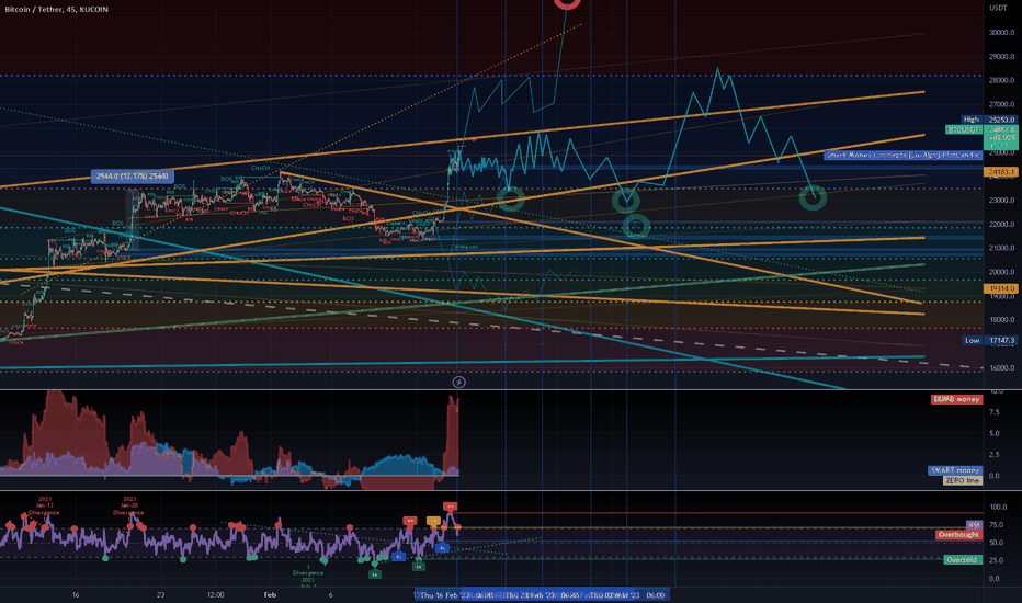 Mock Up Price Action for BTC I'm Tracking & Impact to XRP/ALTS