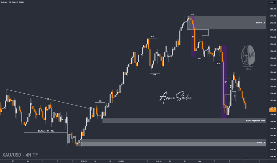 XAU/USD : More Fall Ahead ? (READ THE CAPTION)