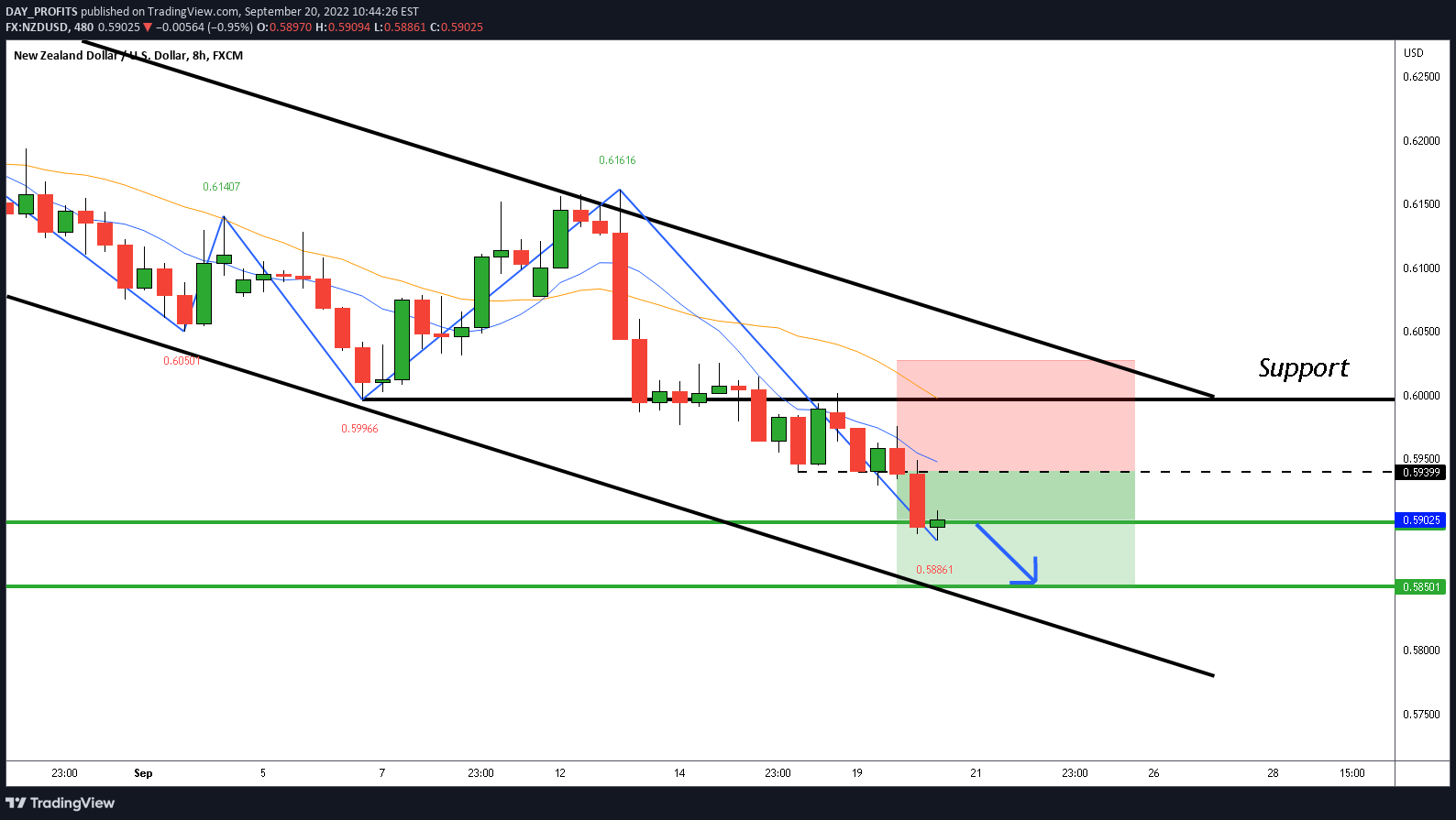 FX:NZDUSD Idea Chart Image by DAY_PROFITS