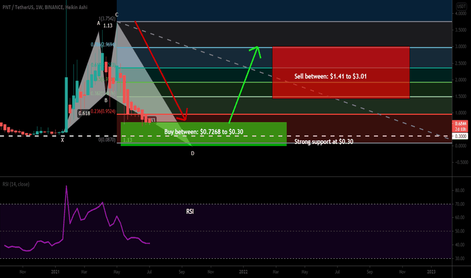 pNetwork (PNT) formed a big Shark for upto 900% big move