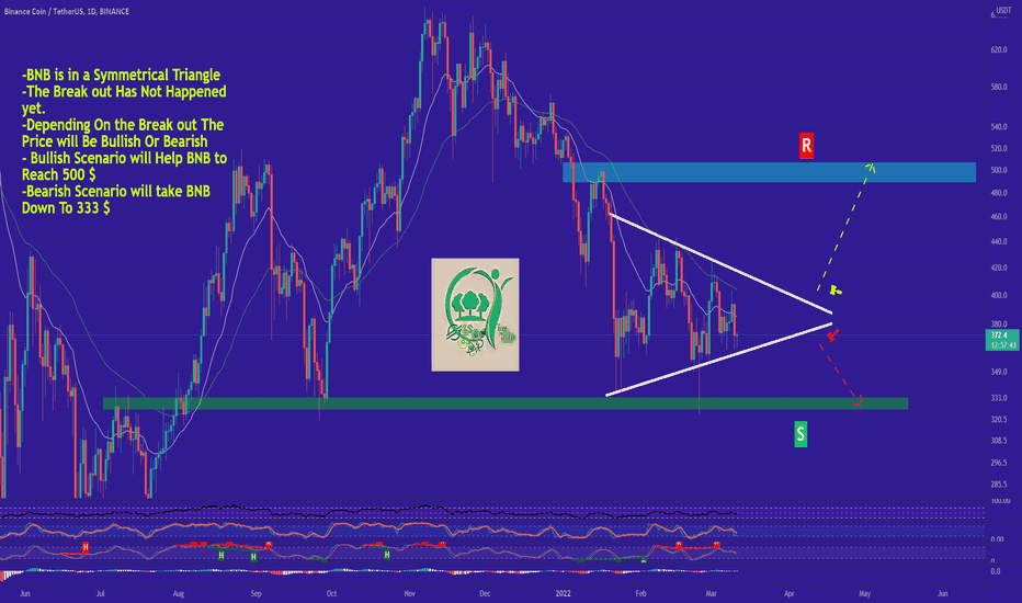 BNB has two ways now: 333 or 500$ Soon?