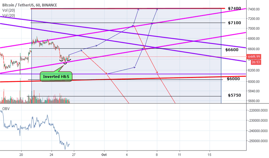 Bitcoin - Road map of  possibilities for the next few days!