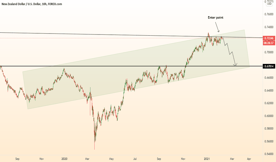 NZDUSD will fall from strong resistance