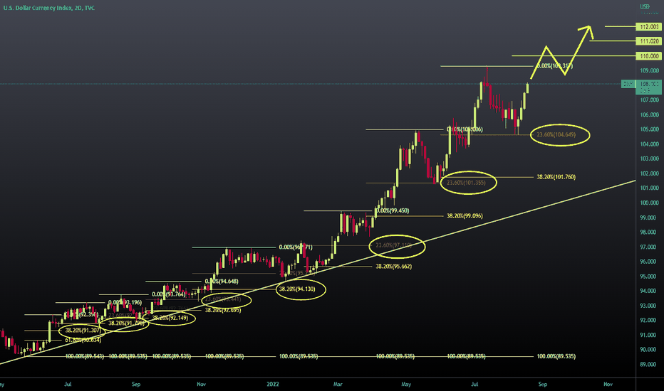 Dollar index long view