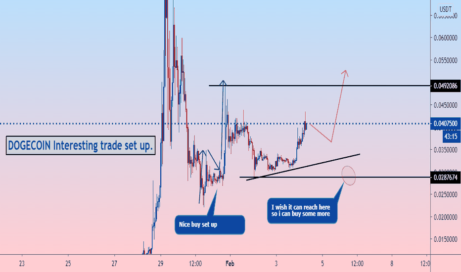 DOGECOIN Interesting trade set up.