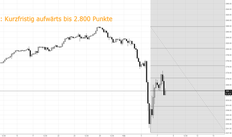 ES / SPX: Kurzfristiges Aufwärtsmomentum bis 2.800 Punkte