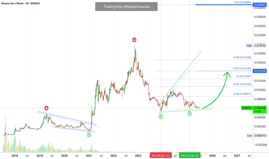 BNBBTC (Binance Coin vs Bitcoin) New All-Time High & 2026 Bull