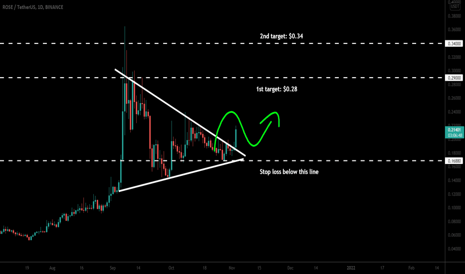 Oasis Network (ROSE) broke out big triangle for huge move