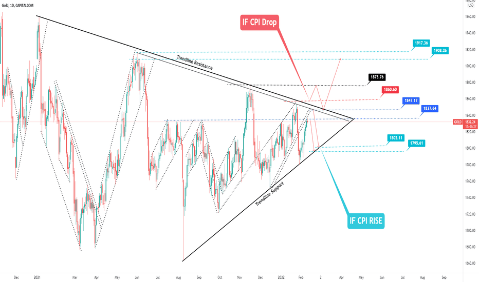 Gold Forecast: It's all about the inflation report today. 