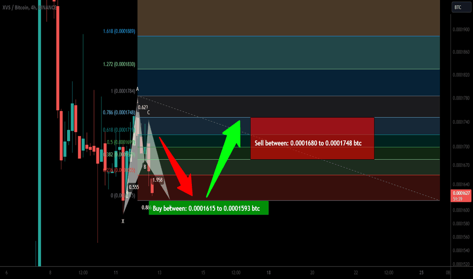 Venus (XVS) completing bullish BAT for upto 9.50% pump