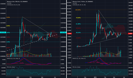 BNB - Breakout against BTC - Steady against USD