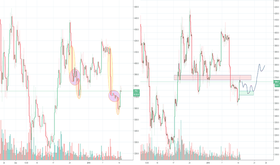 Bitcoin recovering from the Sledgehammer, Fractal or?