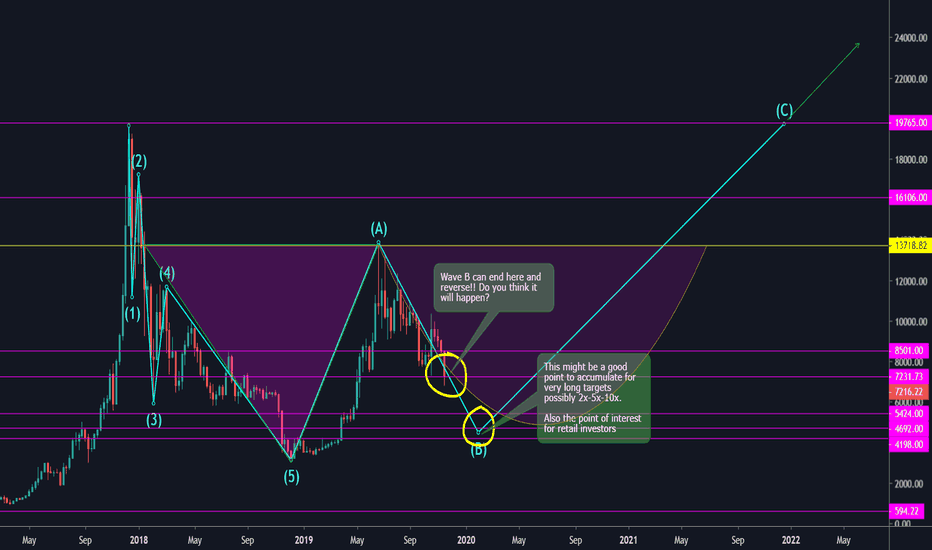 Bitcoin to 4000$ from 20000$ in EW Representation