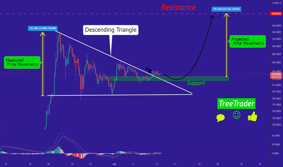 BNB/USDT upward break out could be a strong bullish signal!