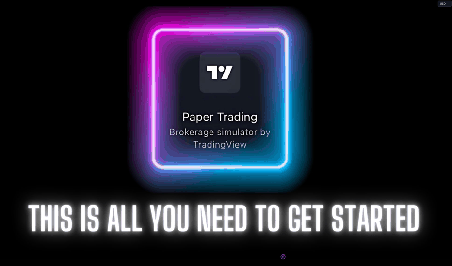 This is all you need to get started: a paper trading account!
