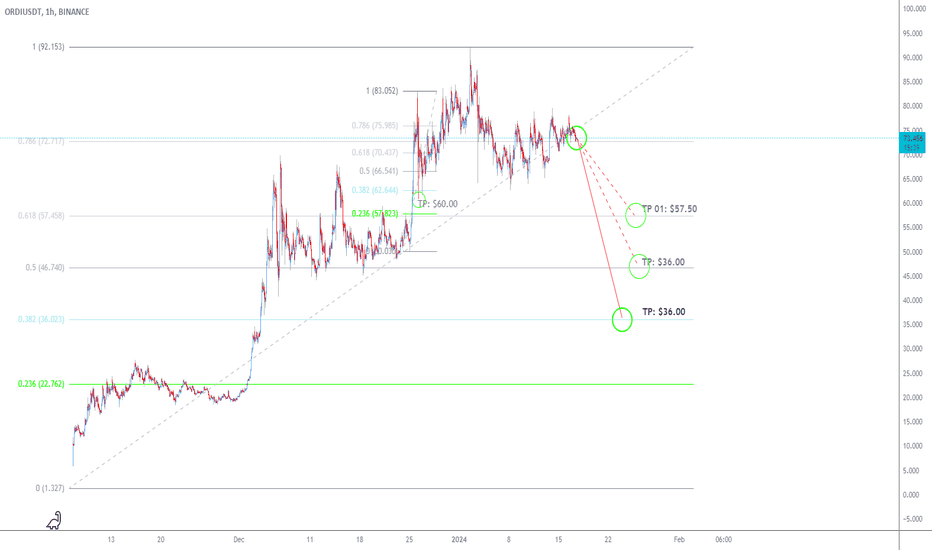 ORDI SHORT SIGNAL : FIRST REALLY BIG TRADE OF '24 