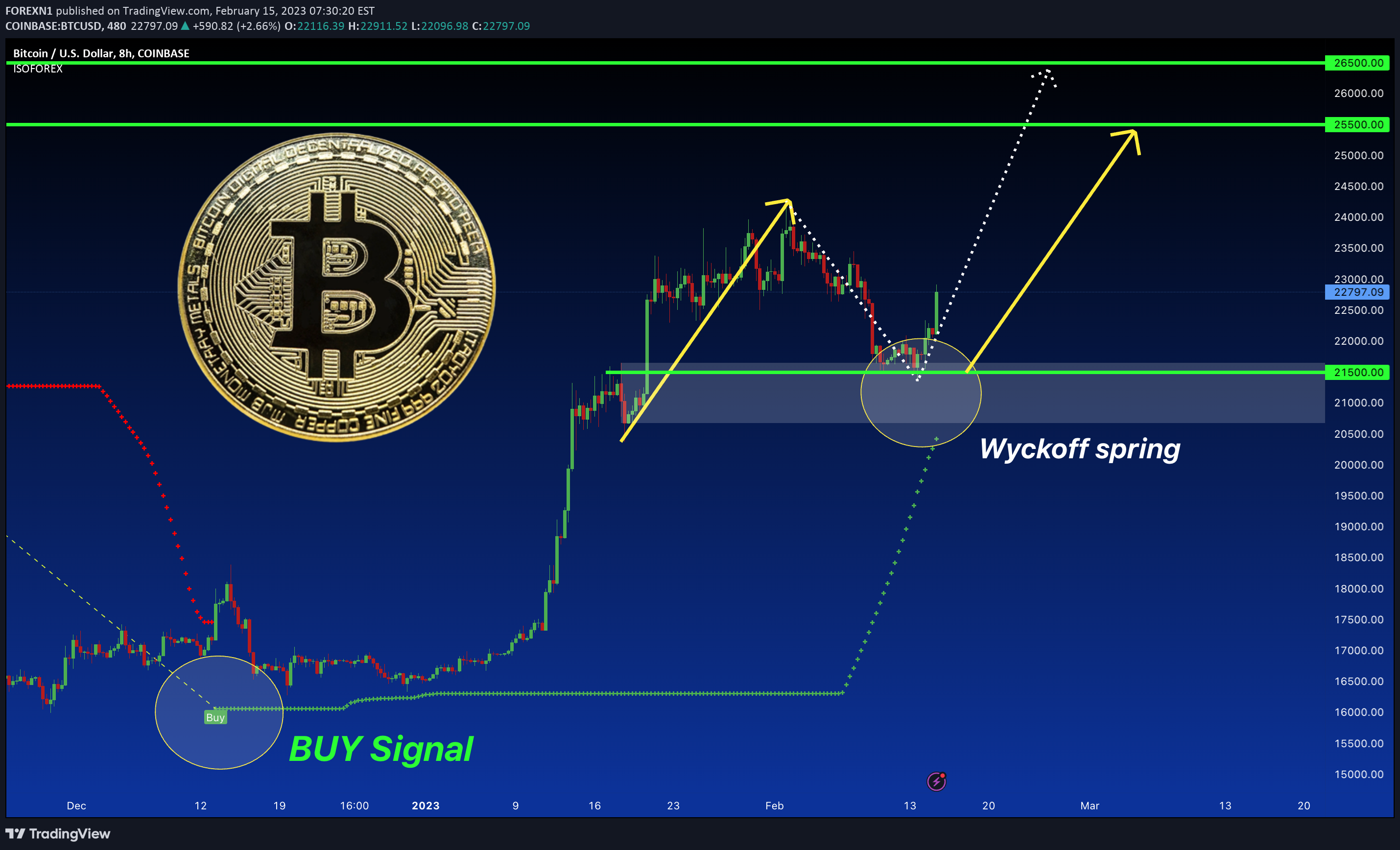 COINBASE:BTCUSD Idea Chart Image by FOREXN1