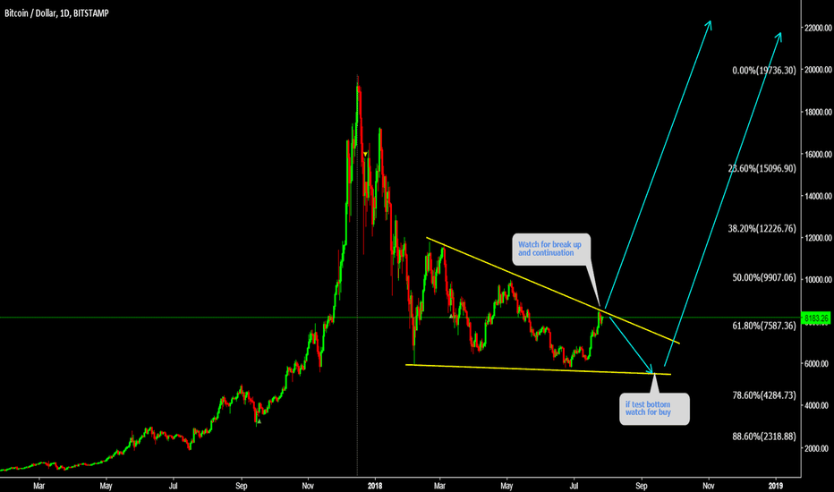 BTCUSD Will test the top again 