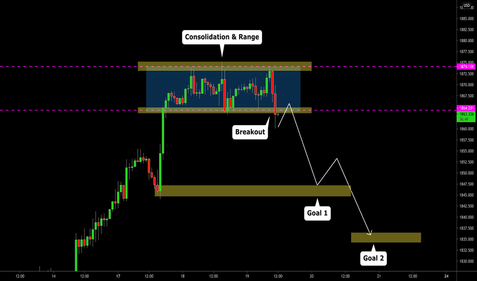GOLD (XAUUSD) Time to Fall!!! 🥇