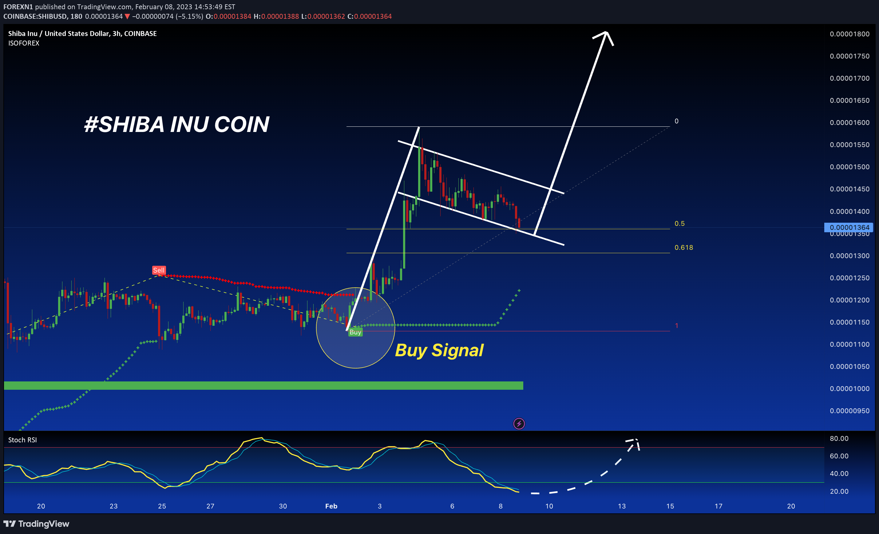 COINBASE:SHIBUSD Idea Chart Image by FOREXN1