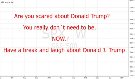 Do not be scared about Donald Trump. Just laugh!