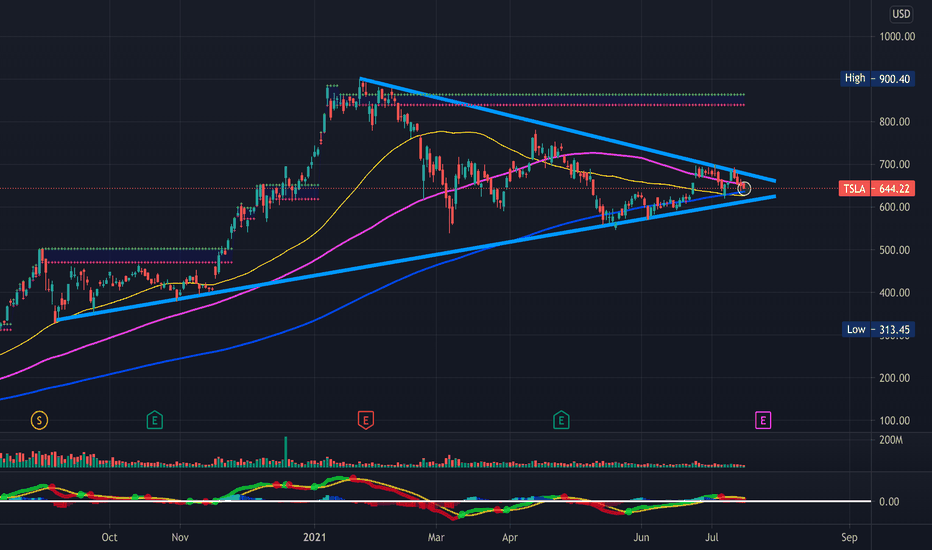 TSLA at a critical spot