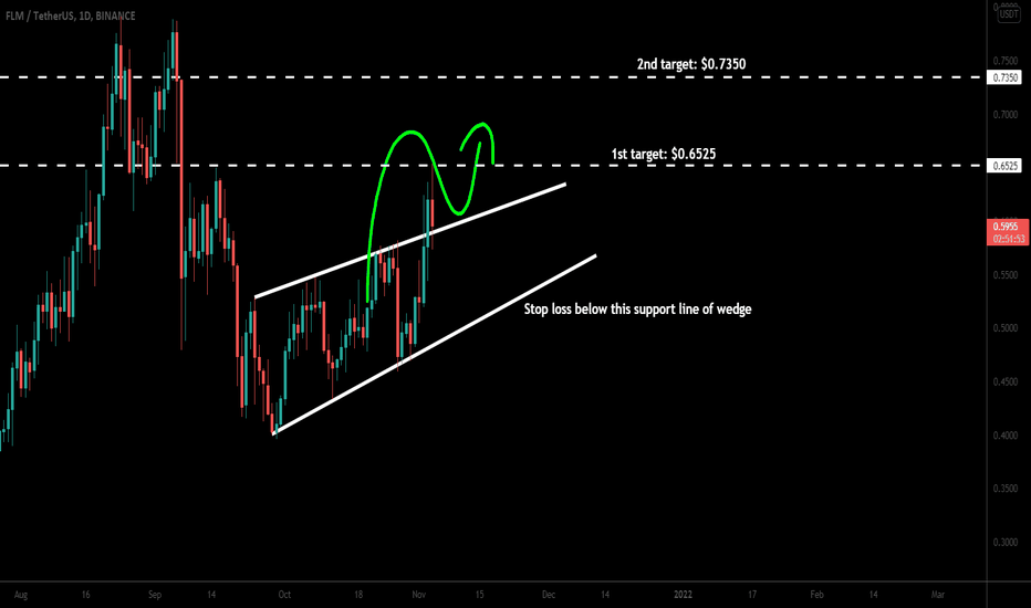 Flamingo (FLM) broke out wedge for next pump