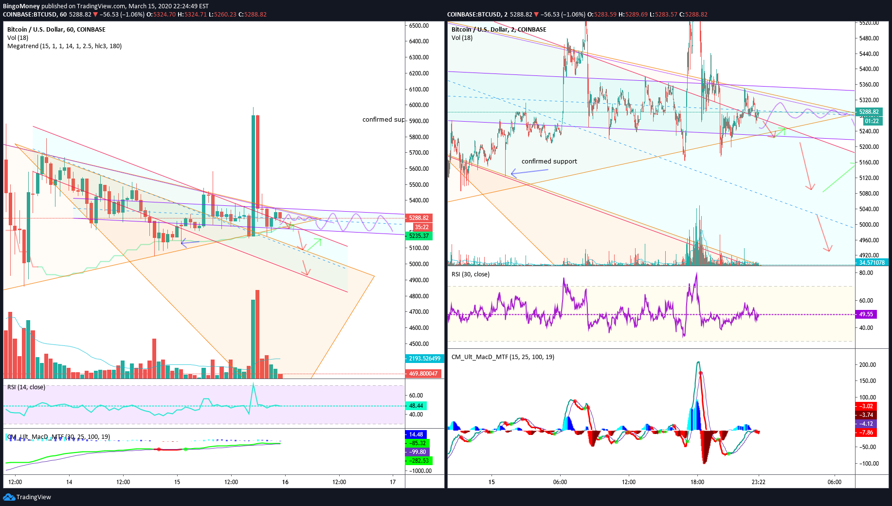 COINBASE:BTCUSD Idea Chart Image by BingoMoney