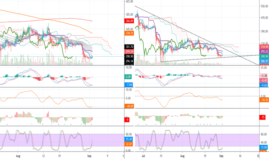 Bitcoin Cash / USDT - Short Term Projection