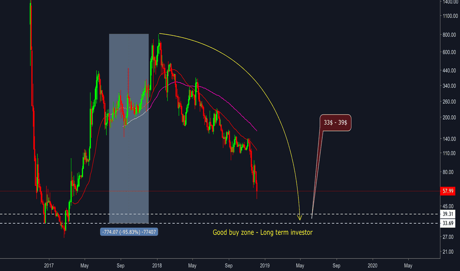 Zcash ( ZEC/USD ) - Good buy zone for long term investor