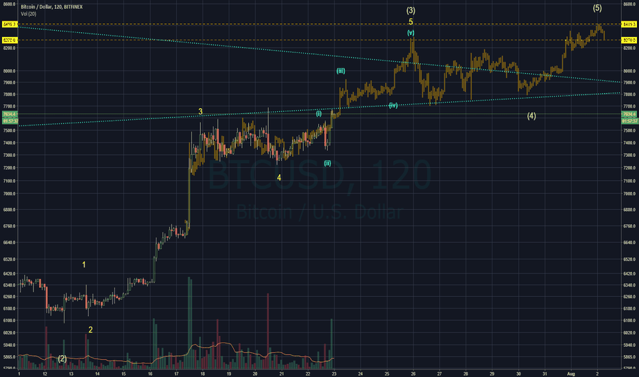 Bitcoin Bullish Fractal Continuation & Elliott Wave Count