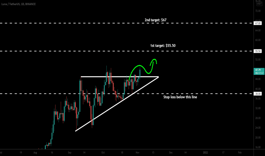 Terra (LUNA) broke out triangle for big move
