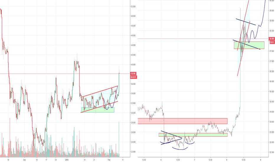 Litecoin LTC Bear flag and H&S, Part 5