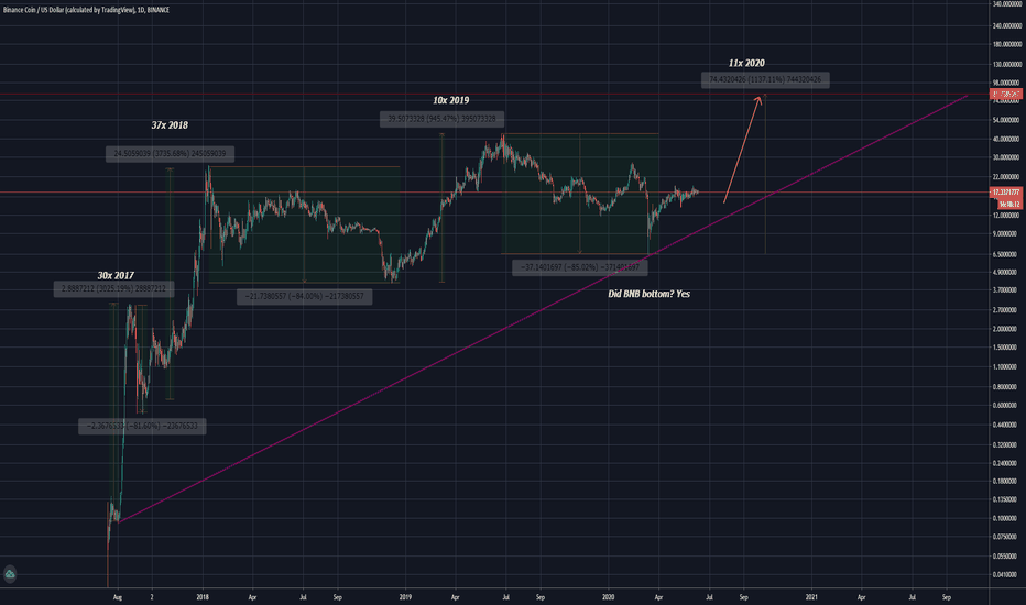 BNB/USD to 11x profit return
