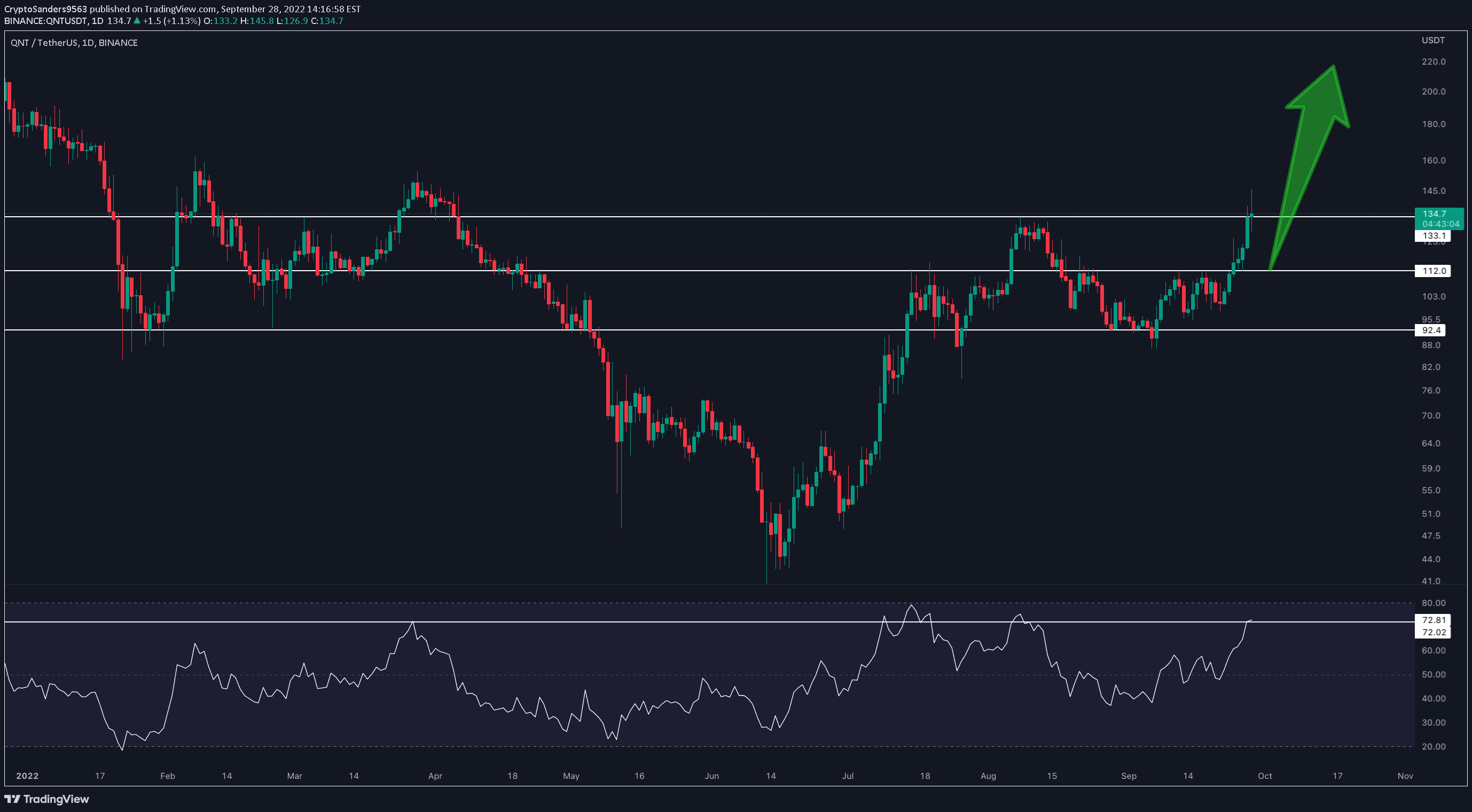 BINANCE:QNTUSDT Idea Chart Image by CryptoSanders9563