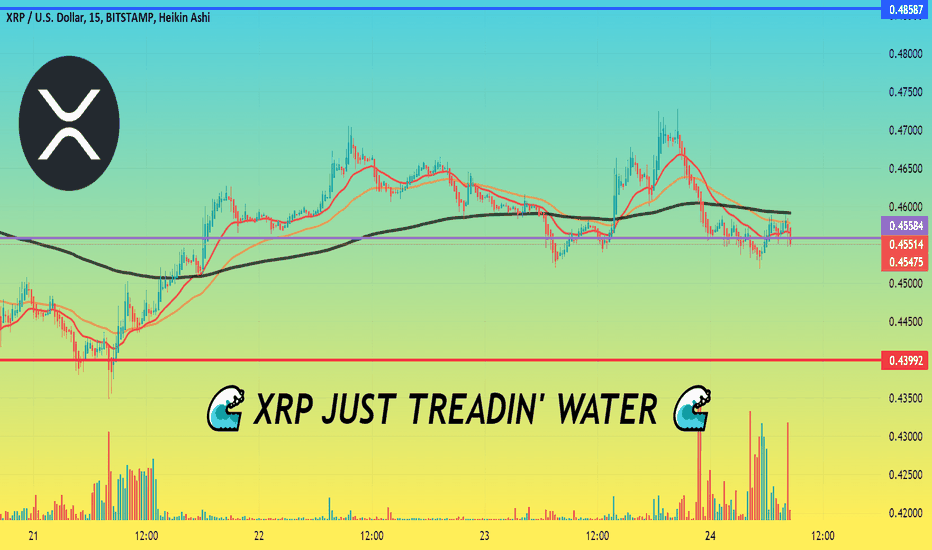 🌊 XRP JUST TREADIN' WATER 🌊