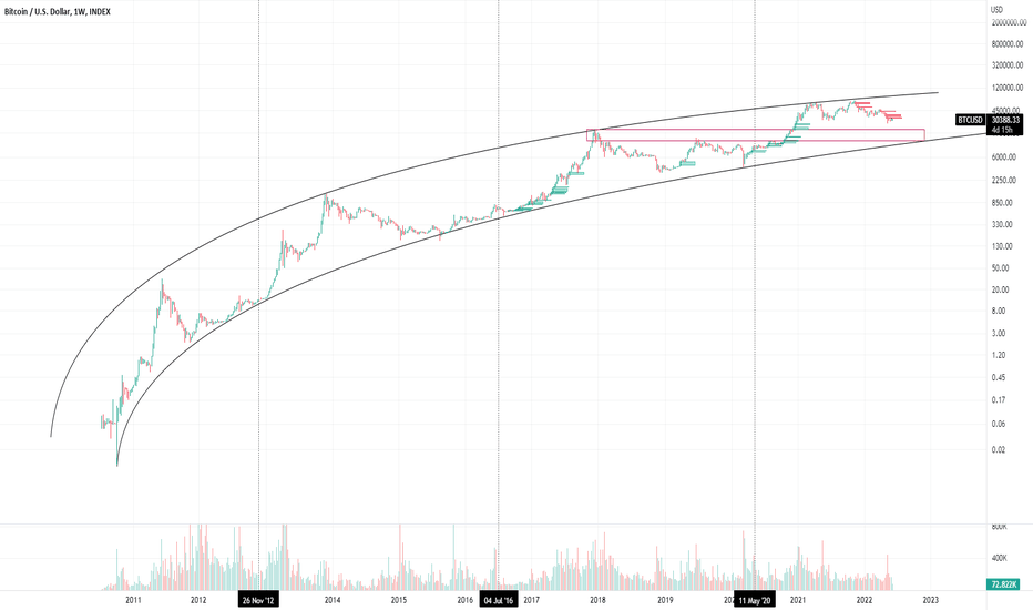 BTC LOGARTHIMIC CHART