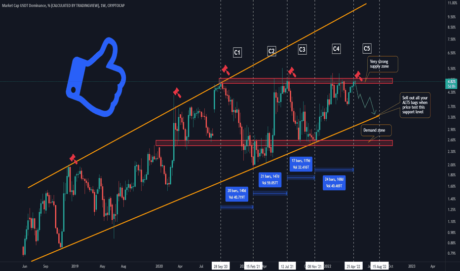 USDT DOMINANCE long term update: must read!!
